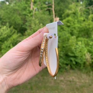 KENDRA SCOTT •Selena Hoop Earrings in Vintage Gold